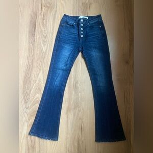 KanCan Dark Blue Flare Jeans